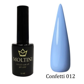 Moltini, Гель-лак Confetti 12 Moltini, Гель-лак Confetti 12